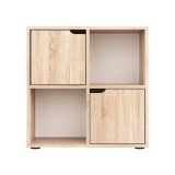 Bibliotekë Bookel pakoworld në ngjyrë SONOMA 59.6x27.5x60.4cm