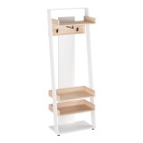 Mobilje hyrjeje Sciove pakoworld në nuancë të bardhë-natyrale 70x40x200cm