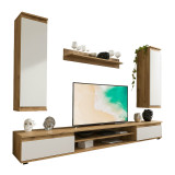 Njësi TV Sandro pakoworld arrë-e bardhë 175x37x160cm
