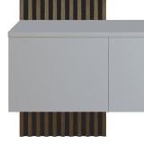 Mobilje hyrjeje Arika pakoworld e bardhë-SONOMA 100x37x199.5cm