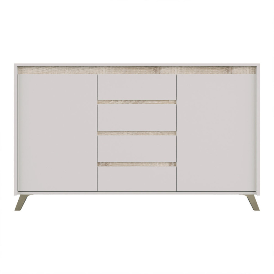 Bufe Belka pakoworld krem me OAK 155x45x93.7cm