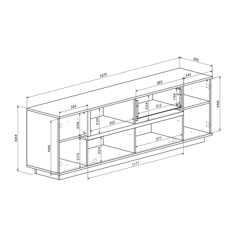 Komplet dhome ndenjeje Norda pakoworld krem me ngjyrë OAK 187x40x58.4cm