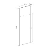 Njësi hyrjeje Ansia pakoworld OAK arrë 210x44.7x175cm