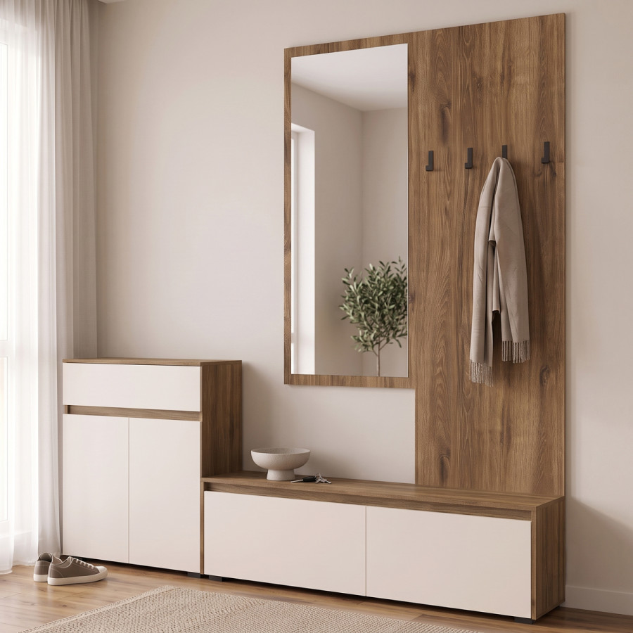 Njësi hyrjeje Ansia pakoworld OAK arrë 210x44.7x175cm