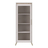 Komplet dhome ndenjeje Belka pakoworld krem me ngjyrë OAK 210x45x152.6cm