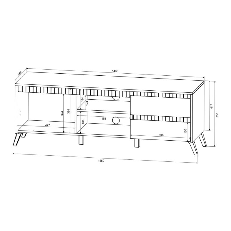 Komplet dhome ndenjeje Belka pakoworld krem me ngjyrë OAK 210x45x152.6cm