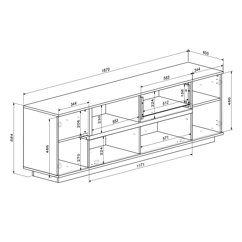 Komplet dhome ndenjeje Norda pakoworld krem me ngjyrë OAK 187x40x58.4cm