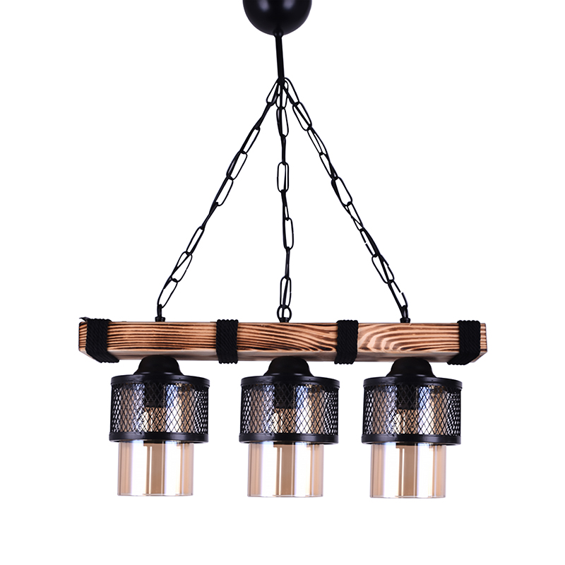 Ndriçues tavani me 3 drita PWL-1046 pakoworld E27 i zi-arre 50x15x65cm