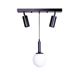 Ndriçues tavani Barten pakoworld E27 metal i zi 50x15x55cm