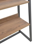 Bibliotekë Ryder pakoworld arrë-e zezë 75x36x185cm