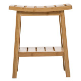 Stol Dael pakoworld bambu ngjyrë natyrale 39.5x25x46cm