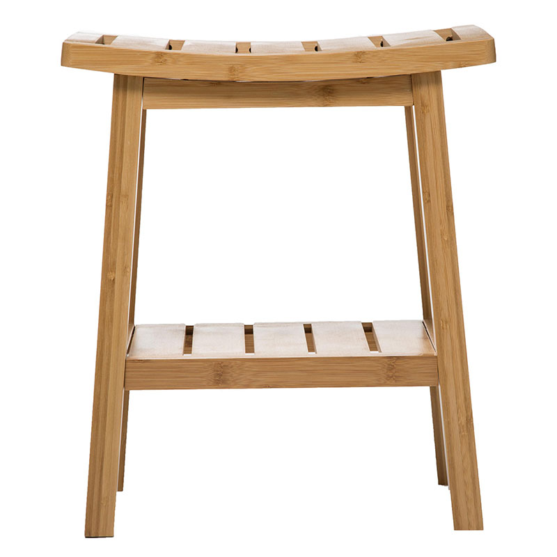 Stol Dael pakoworld bambu ngjyrë natyrale 39.5x25x46cm