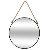 Pasqyrë PWD-0084 pakoworld metal i zi 55x3x55cm