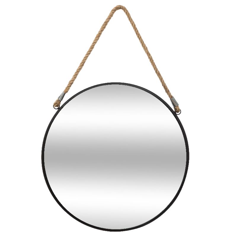 Pasqyrë PWD-0084 pakoworld metal i zi 55x3x55cm