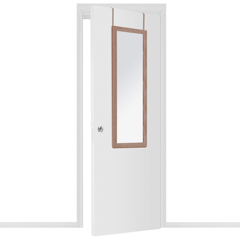 Pasqyrë dere PWD-0113 pakoworld MDF-alumin natyral 35x2x109cm