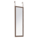 Pasqyrë dere PWD-0113 pakoworld MDF-alumini arrë 35x2x109cm