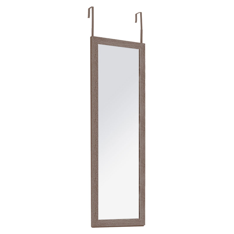 Pasqyrë dere PWD-0113 pakoworld MDF-alumini arrë 35x2x109cm