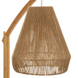 Llambë dyshemeje Sean pakoworld E27 60W bambu bezhë 52x30x158cm