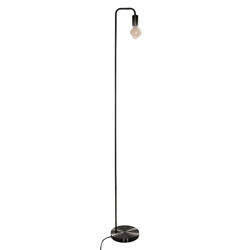 Llambë dyshemeje Keli pakoworld E27 40W e zezë D20x150cm