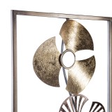 Dekor muri Blomma pakoworld metal i artë antik 31x3.5x90cm