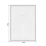 Pikturë muri në kanavacë Bobby pakoworld mdf 50x2.6x70cm