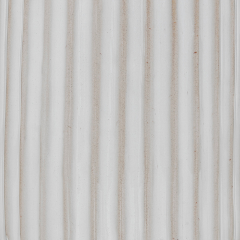 Vazo Whiten pakoworld qeramike në ngjyrë të bardhë D13x28cm