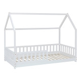 Krevat fëmijësh Sleeper pakoworld tip Montessori dru pishe në ngjyrë të bardhë 90x190cm