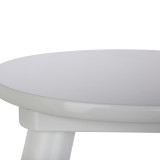 Stol për fëmijë Kevou pakoworld mdf-dru pishe në ngjyrë të bardhë-natyrale D24x25.7cm