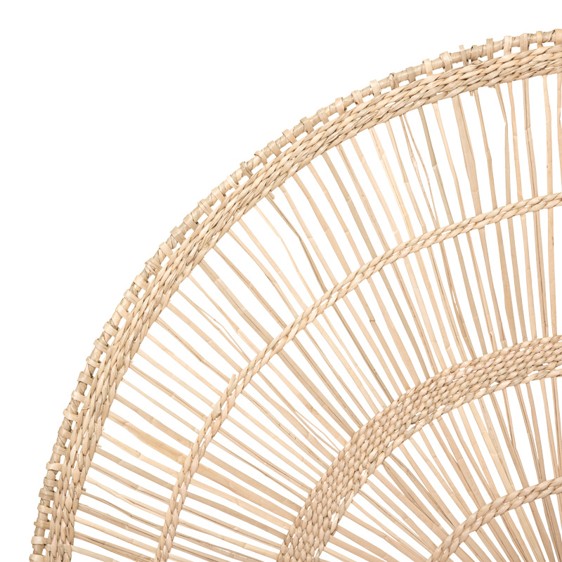 Dekor muri Padma pakoworld pe rattan në ngjyrë natyrale 60.7x1.5x35.5cm