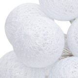 Llamba dekorative led Batoni pakoworld pvc në ngjyrë të bardhë D3.5x260cm