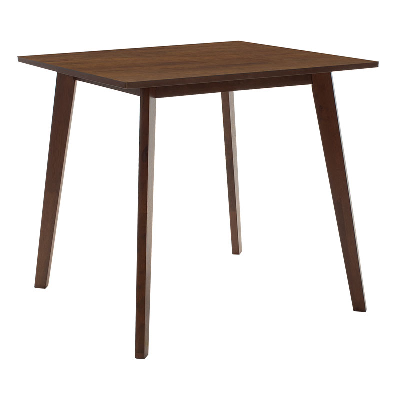 Set ngrënieje Benson - Orlean pakoworld 5 copë 80x80x75cm në arrë - pëlhurë bezhë