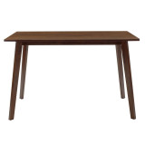 Set ngrënieje Benson - Orlean pakoworld 5 copë 120x80x75cm në arrë - pëlhurë bezhë