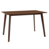 Set ngrënieje Benson - Toto pakoworld 5 copë 120x75x75cm në arrë - pëlhurë bezhë
