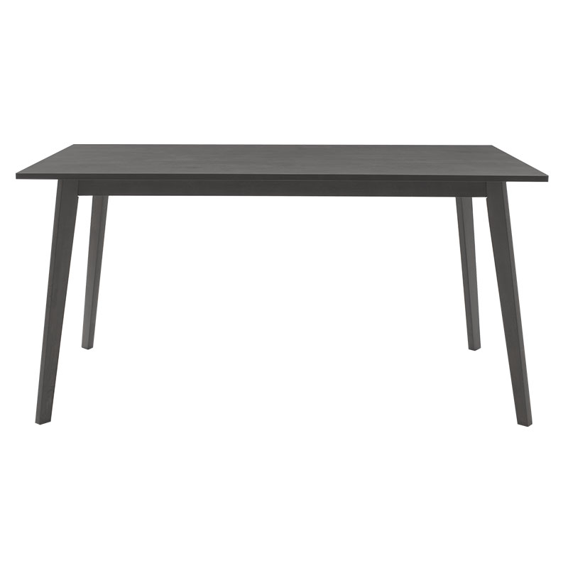Set ngrënieje Benson - Orlean pakoworld 7 copë 150x90x75cm në pëlhurë gri rustike - γκρι