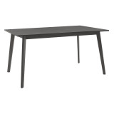 Set ngrënieje Benson - Toto pakoworld 7 copë 150x90x75cm në gri rustike - pëlhurë gri