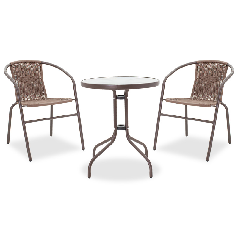 Set ngrënieje 3 copë Watson-Obbi pakoworld metal-pe kafe