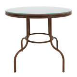 Set salloni 3 copë Paula pakoworld metal-pe rattan kafe