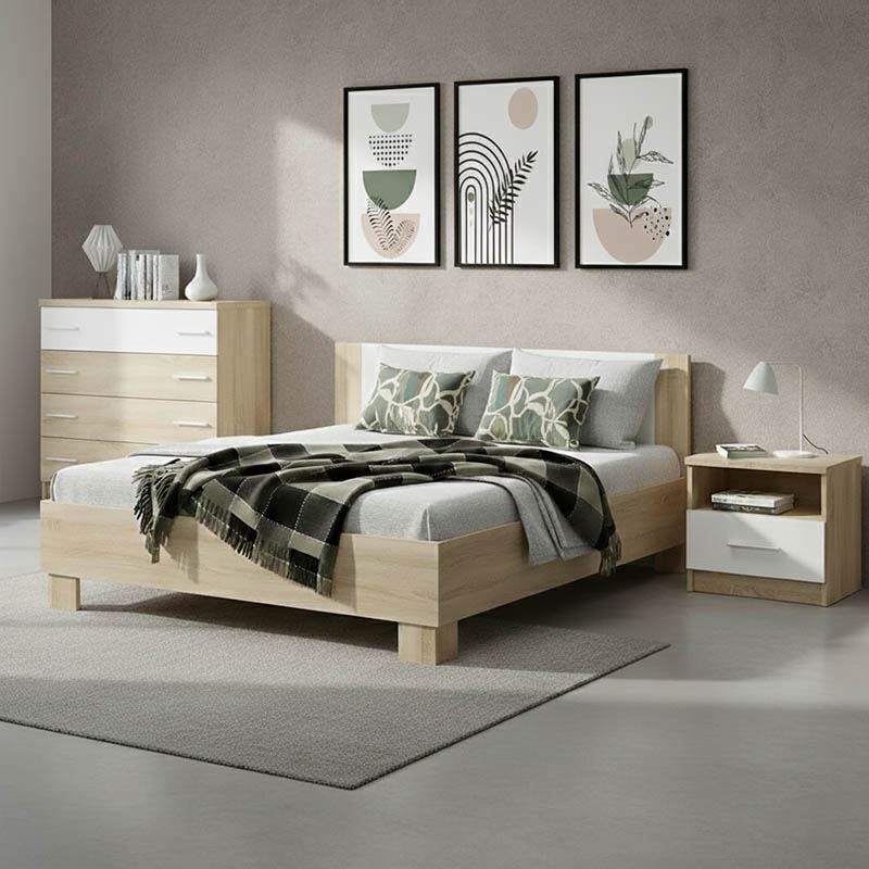 Set dhome gjumi Geneva pakoworld 4 copë 160x200cm