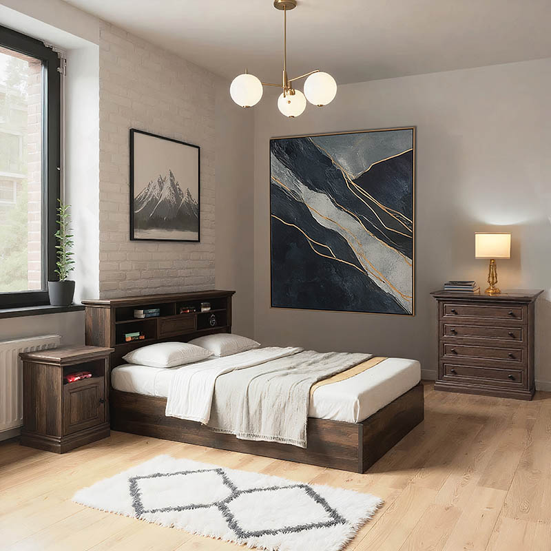 Set dhome gjumi Mozart pakoworld 3 copë 160x200cm