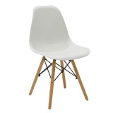 Set ngrënieje Natali-Julita pakoworld set 5 copë e zezë-e bardhë - natyrale 120x80x76cm
