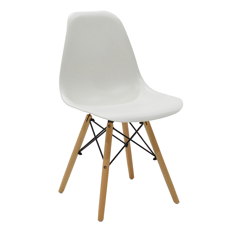 Set ngrënieje Natali-Julita pakoworld set 5 copë e zezë-e bardhë - natyrale 120x80x76cm