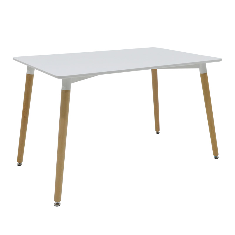 Set ngrënieje studentore Natali-Gaston pakoworld set 5 copë e bardhë 120x80x76cm