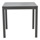 Set tavoline ngrënieje Kliton-Freiburg me 3 pakoworld alumini në nuancë antracit 80x80x74cm