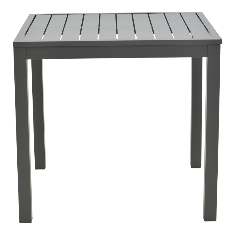 Set tavoline ngrënieje Kliton-Mabu me 5 pakoworld alumini në nuancë antracit 80x80x74cm