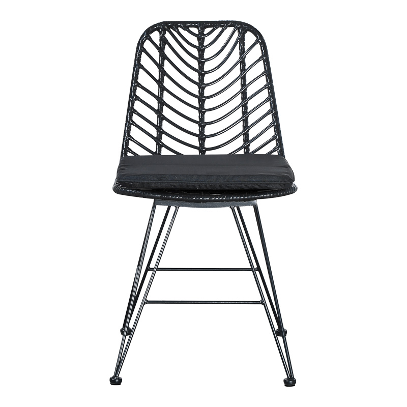 Set tavoline ngrënieje Kliton-Naoki 5 copë pakoworld alumini antracit dhe metal në nuancë të zezë 80x80x74cm