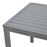 Set tavoline ngrënieje Kliton-Naoki 5 copë pakoworld alumini antracit dhe metal në nuancë të zezë 80x80x74cm