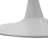 Julita-Balou pakoworld set tavoline ngrënieje me 5 pjesë PP-MDF në ngjyrë të bardhë D100x73cm