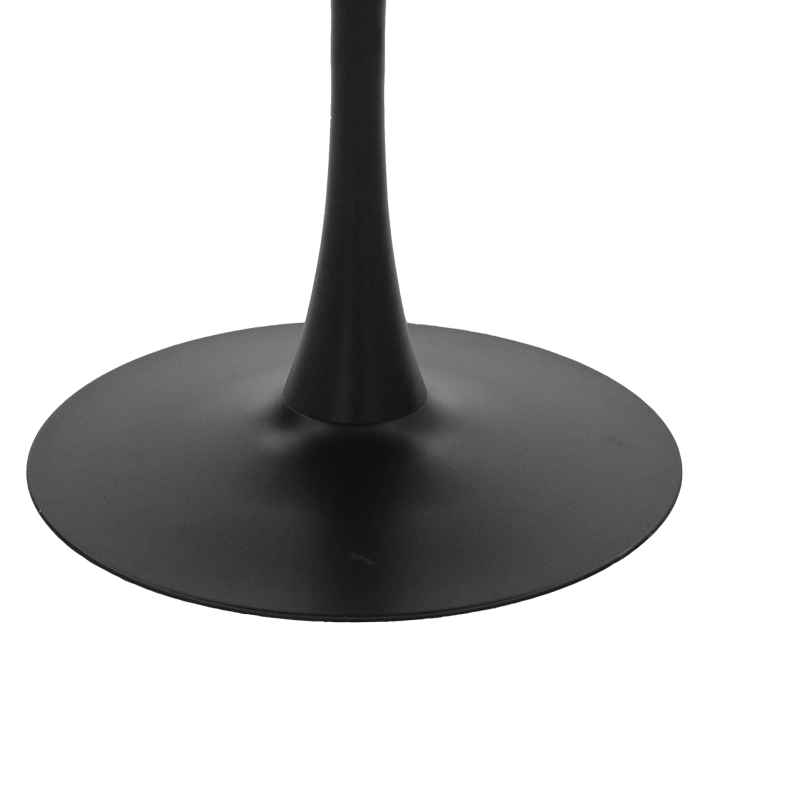 Gaston-Balou pakoworld set tavoline ngrënieje me 5 copë pp-mdf në ngjyrë të zezë-natyrale D120x73cm