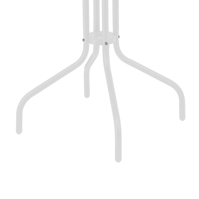 Set ngrënieje Vergo-Pomedon pakoworld 3 copë metal në nuancë të bardhë