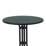 Set ngrënieje Vergo-Pomedon pakoworld 3 copë metal në nuancë të zezë